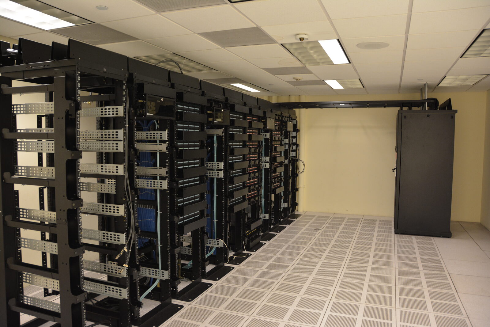 Data center racks for enterprise infrastructure and cloud services
